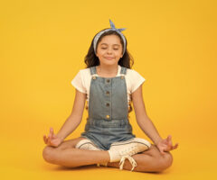 Relax,and,get,comfortable.,small,girl,sit,in,yoga,posture